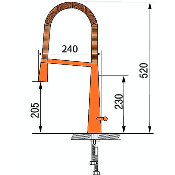 Vòi rửa chén Garis MF03P