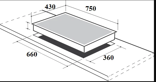 Bếp gas âm Canzy CZ-SM588