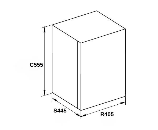 Tủ mát Mininbar Homesun BCG-36L