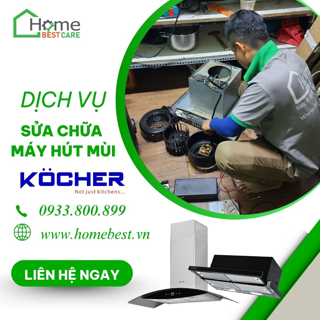 Sửa chữa máy hút mùi Kocher