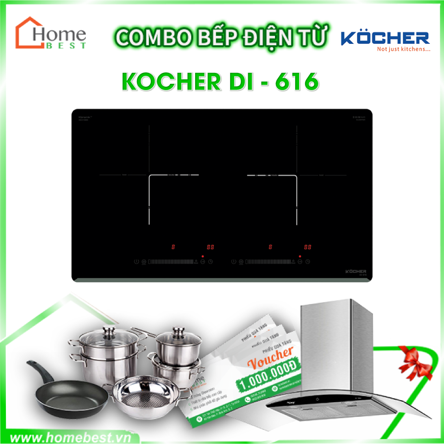 Combo Bếp từ đôi Kocher DI-616