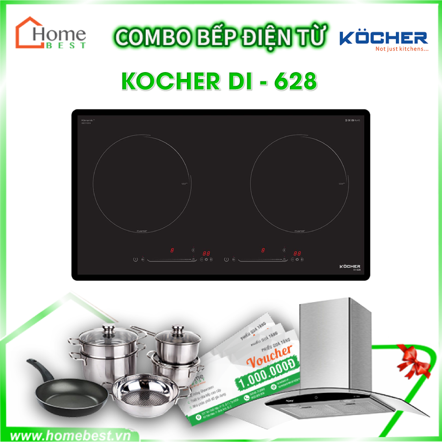 Combo Bếp điện từ đôi Kocher DI-628