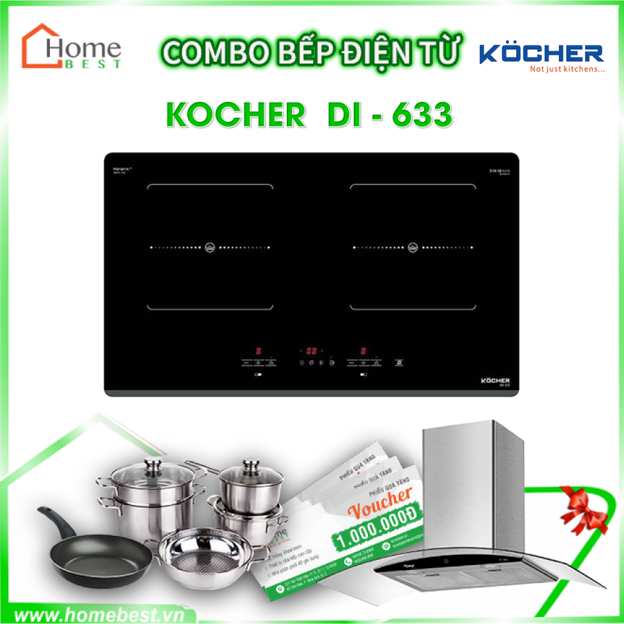 Combo Bếp điện từ đôi Kocher DI-633