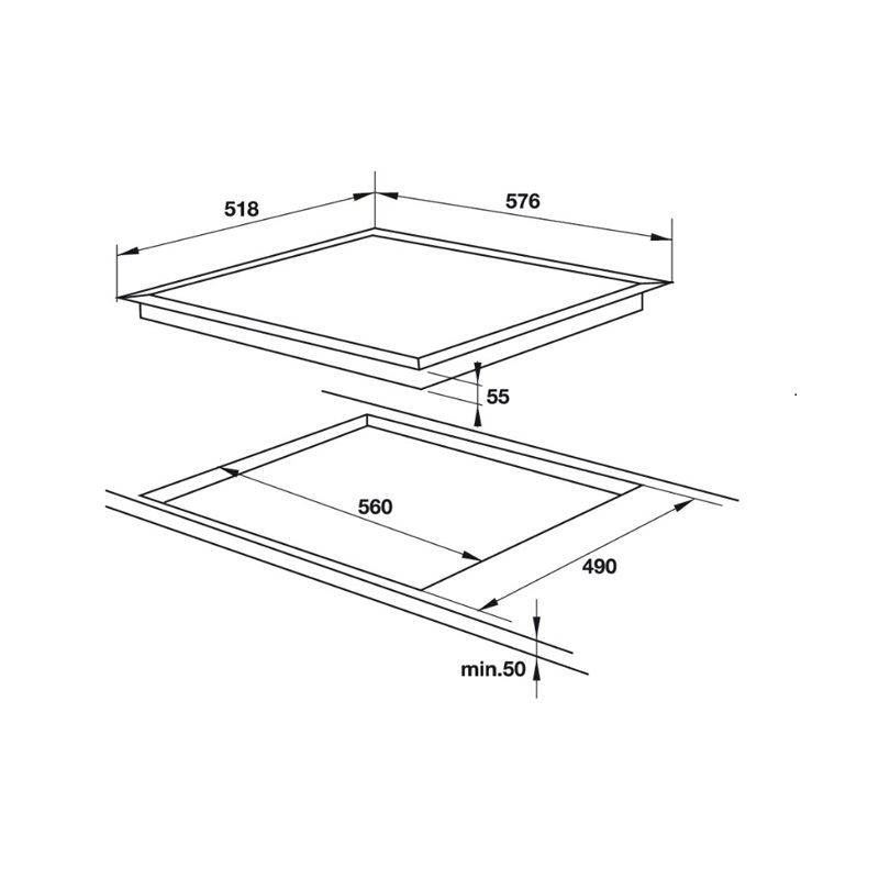 Bếp từ 4 vùng nấu Hafele HC-I604C