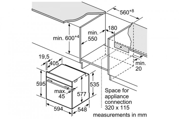 Lò nướng âm tủ Bosch HMH.HBG6764S6B