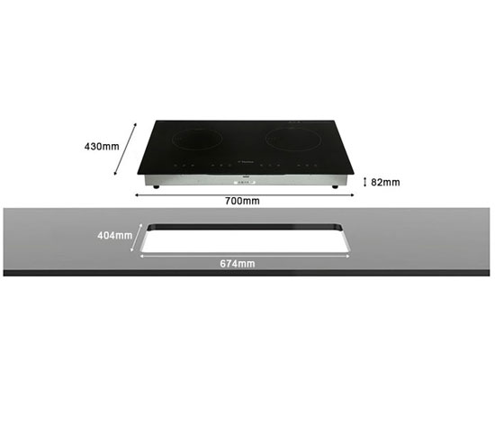 Bếp điện từ kết hợp hồng ngoại Torino TC-0323DL