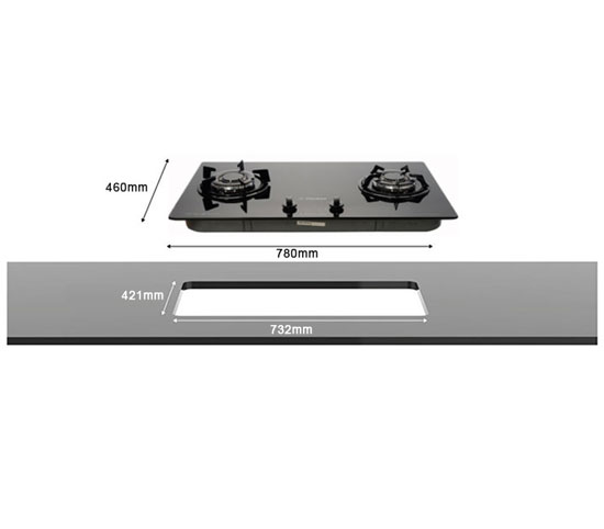 Bếp gas âm Torino GSS-2NS