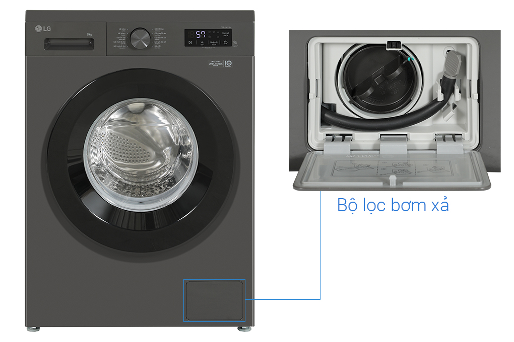 Máy giặt LG AI DD Inverter 9 kg FB1209S6M