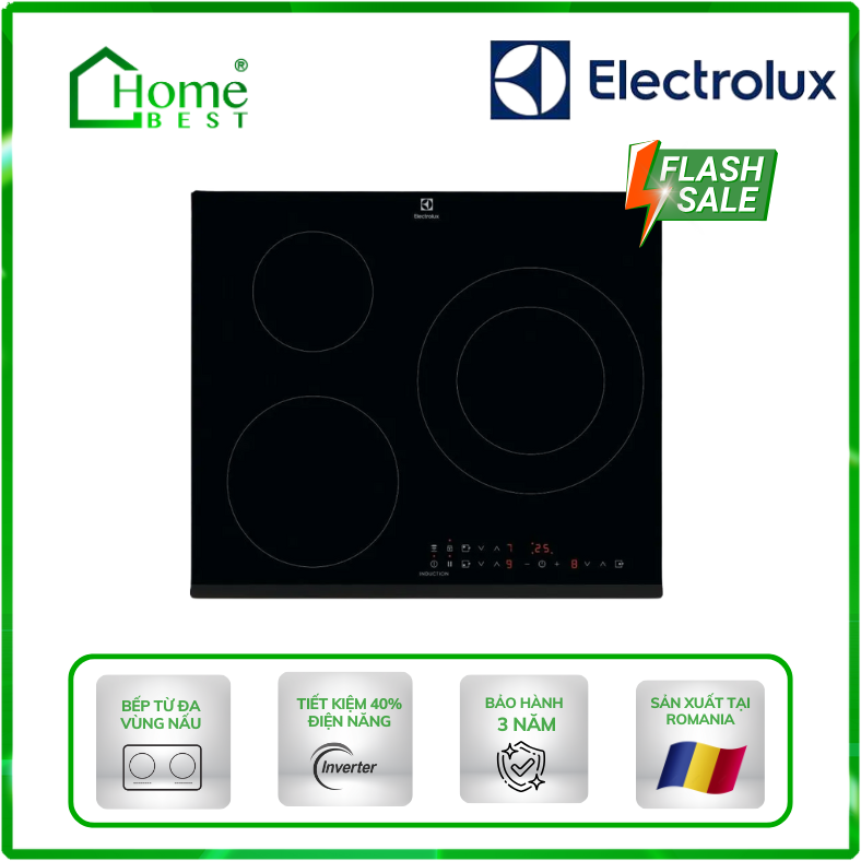 Bếp từ 3 vùng nấu Electrolux LIT60336