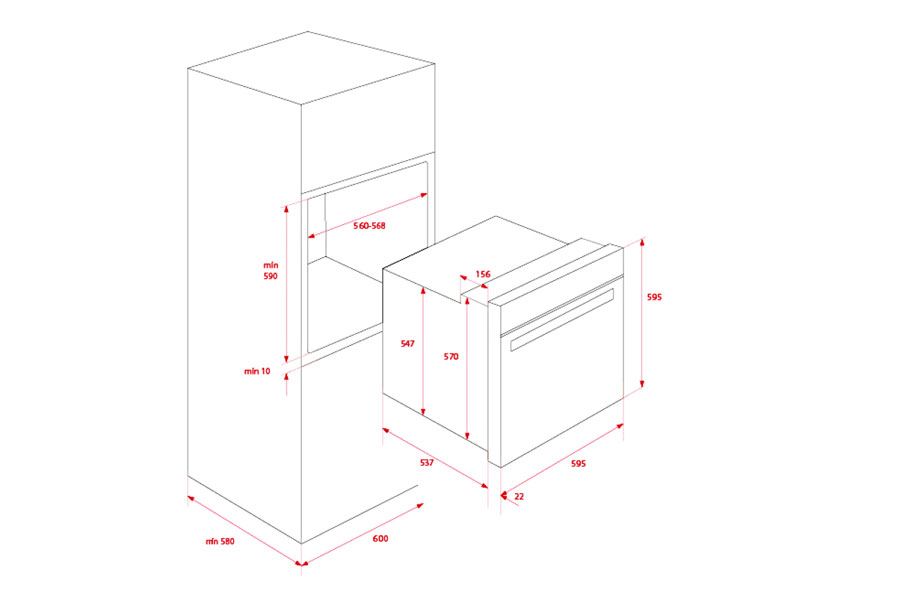 Lò nướng âm tủ Teka HBB 605 SS | Home Best