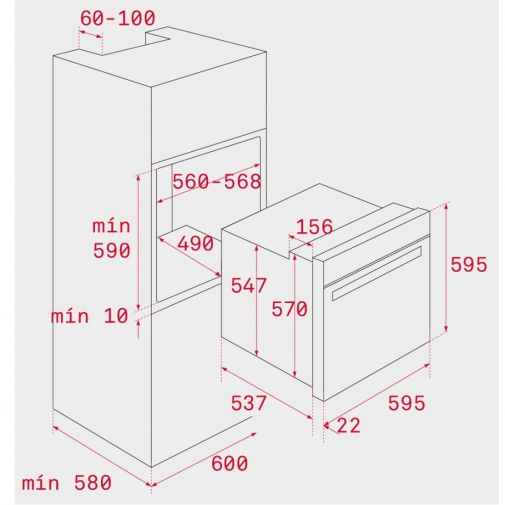 Lò nướng âm tủ Teka HLB 840 | Home Best