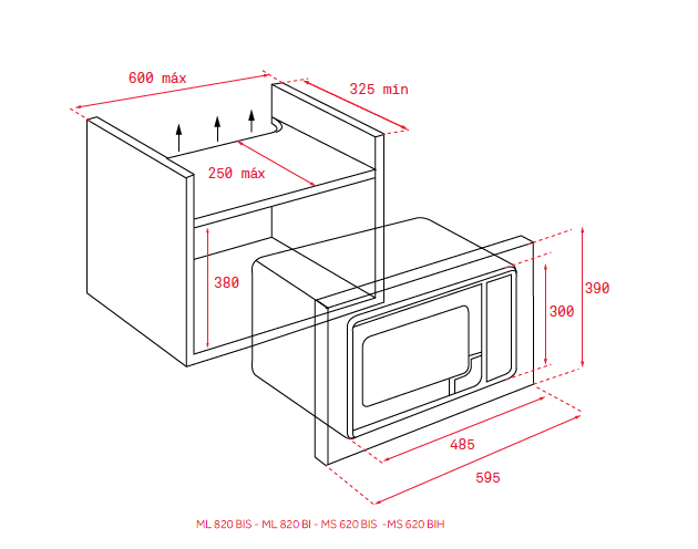 Lò vi sóng Teka MS 620 BI | Home Best