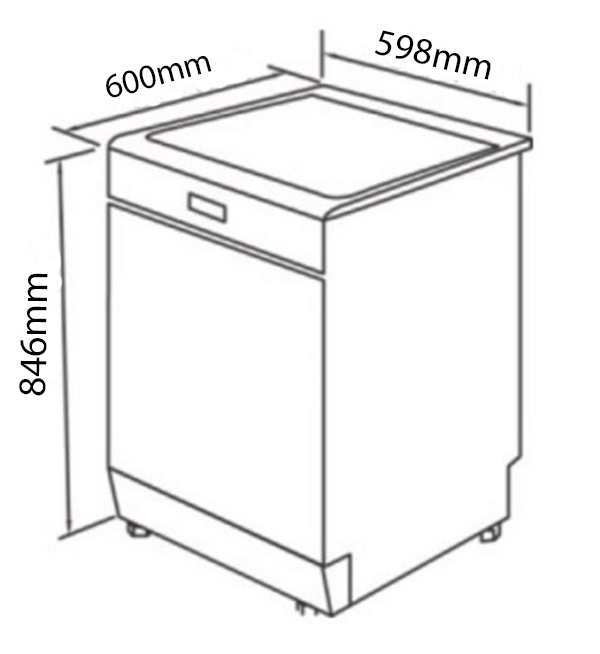 Máy rửa chén bát độc lập Teka LP9 850