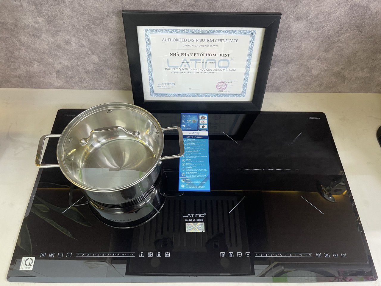 Bếp từ kết hợp hồng ngoại Latino LT - S888G