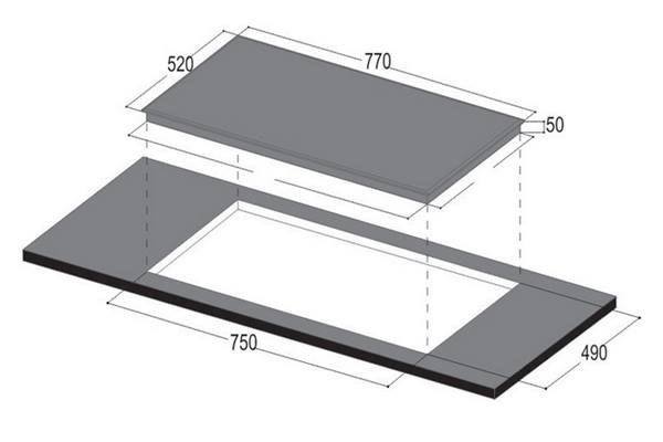 Bếp từ đa vùng nấu Faster LUXURY COOKTOP