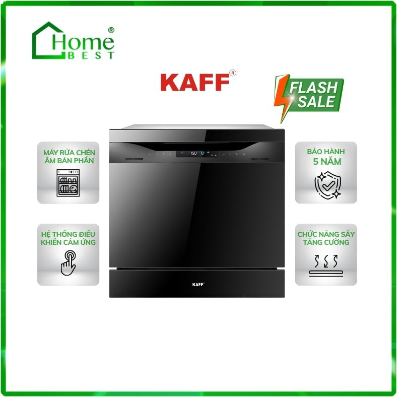 Máy rửa chén bát bán âm KAFF KF-BISW800