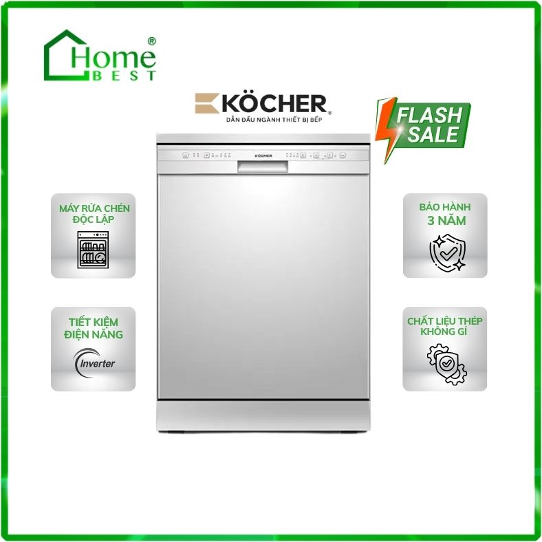 Máy rửa chén bát độc lập Kocher KDEU-8033