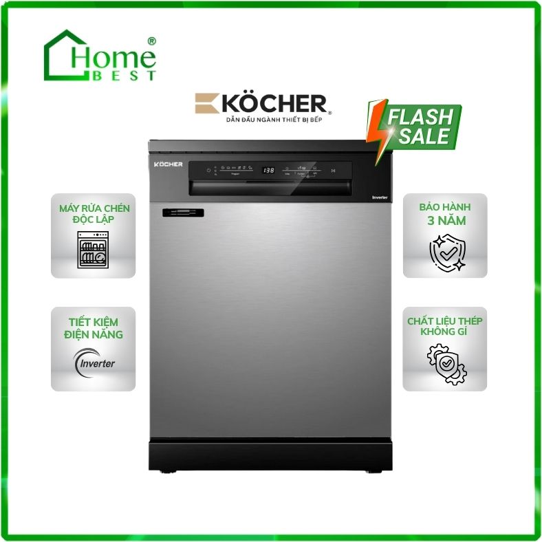 Máy rửa chén bát độc lập Kocher KDEU-8828SEMI