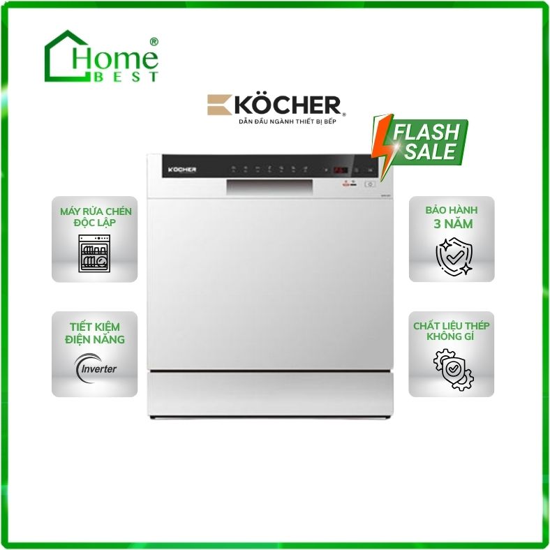 Máy rửa chén bát Kocher KDEU-8838