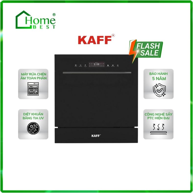 Máy rửa chén KAFF KF-BISMS8 Plus ( Công nghệ sấy PTC ) 2024