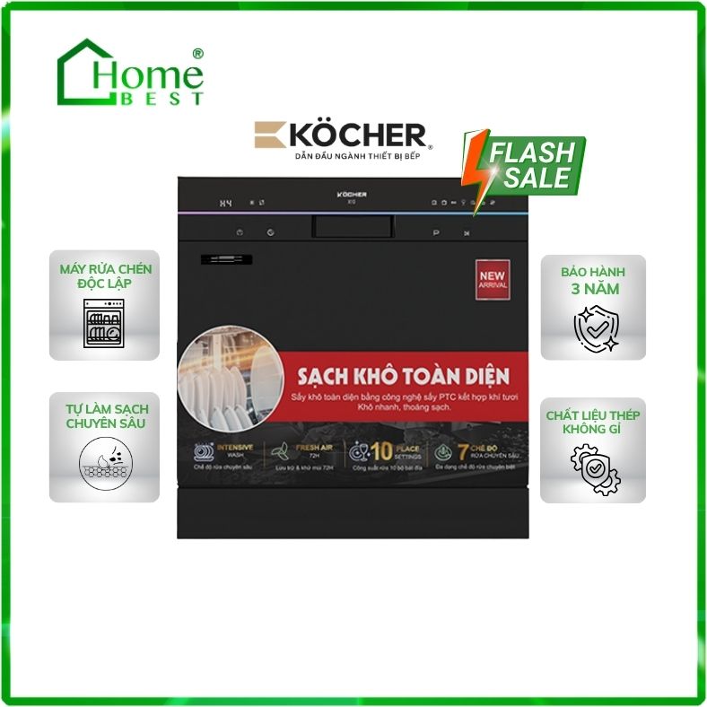 Máy rửa chén Kocher X10