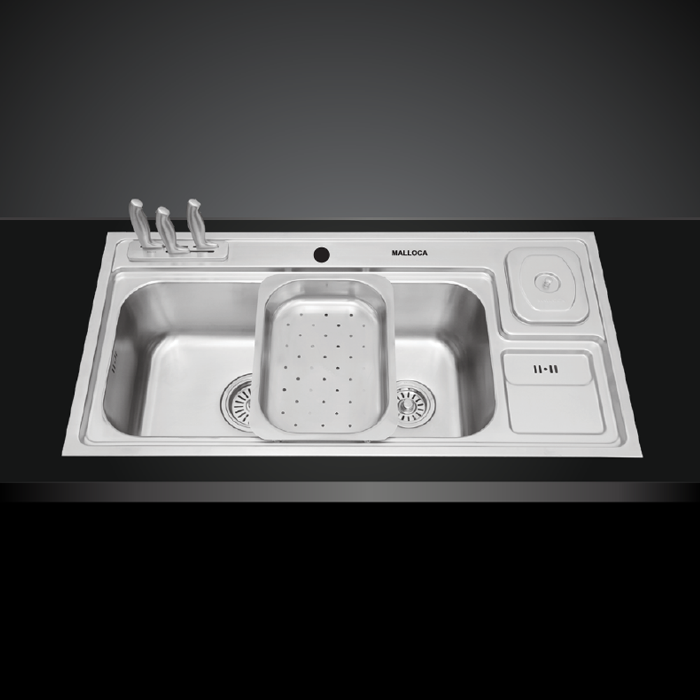 Chậu rửa inox Malloca MS 8809