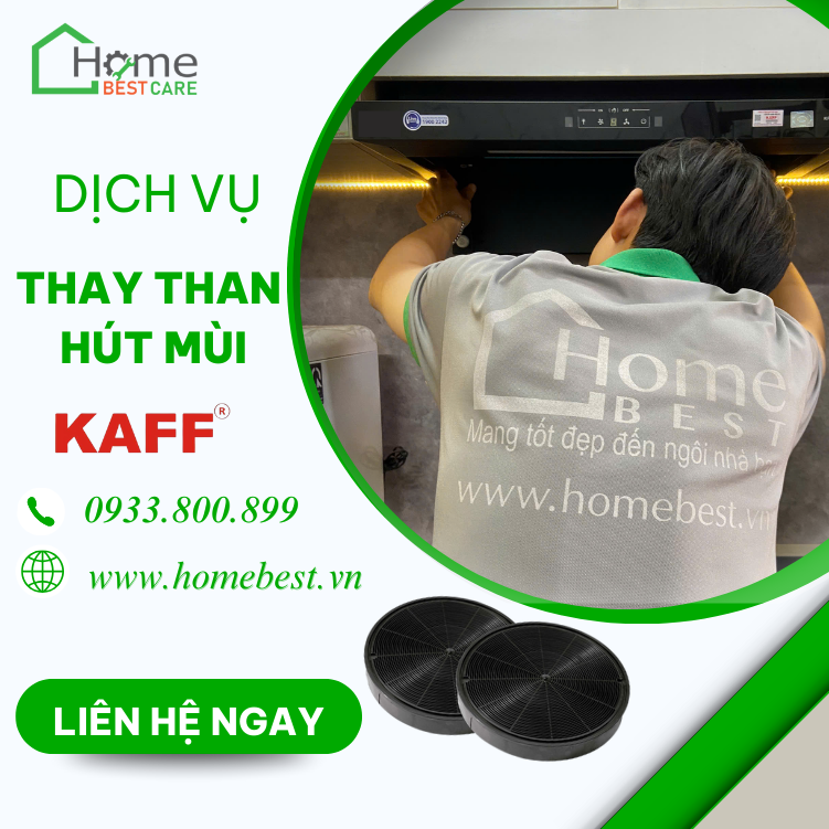 Thay than hút mùi KAFF