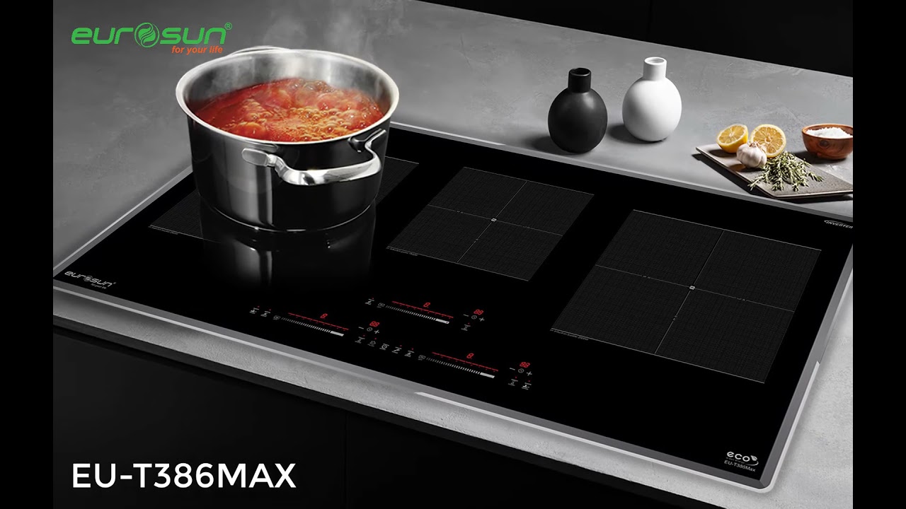 Bếp từ 3 vùng nấu Eurosun EU - T396Pro
