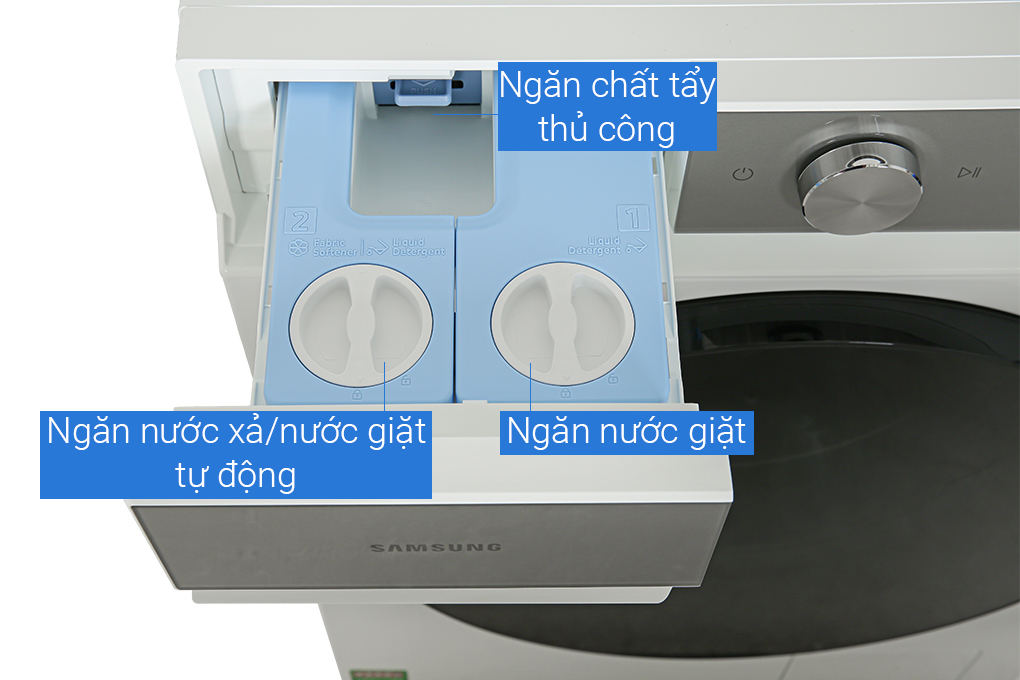 Máy giặt sấy Samsung Bespoke AI Inverter giặt - sấy WDBB944DGSV