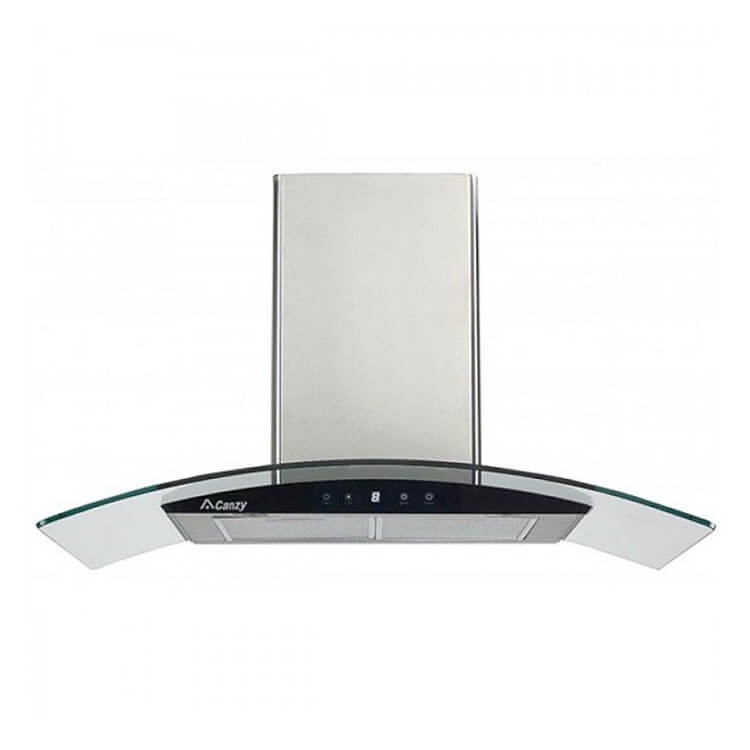 Máy hút khói, hút mùi kính cong Canzy CZ 35