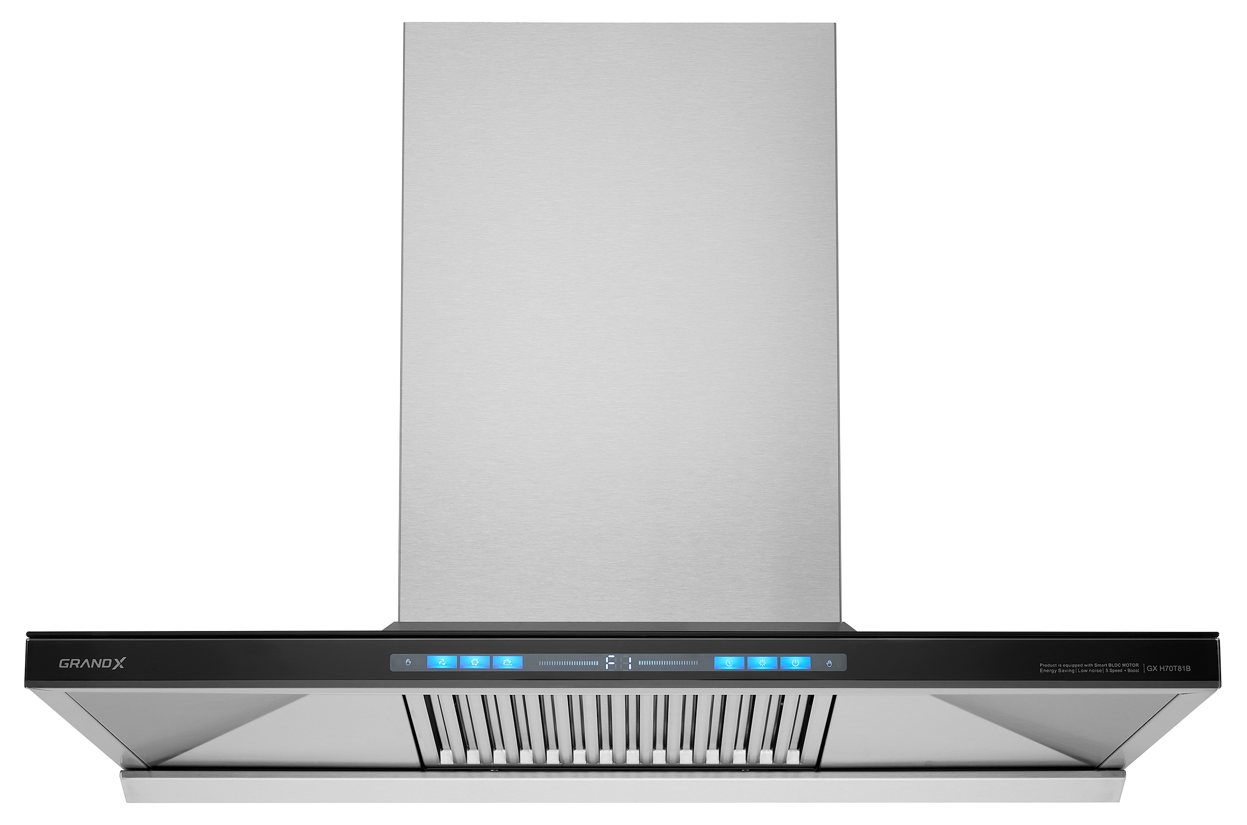 Máy hút khói, hút mùi kính ngang GrandX GX H90T81B (GX H90T81SB)