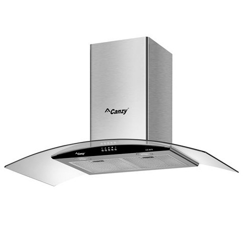 Máy hút khói, hút mùi kính cong Canzy CZ 35