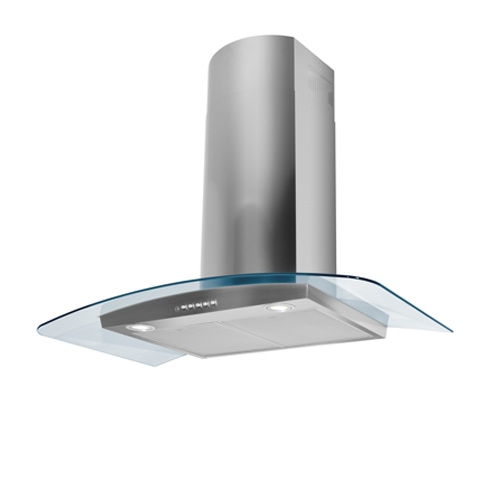 Máy hút khói, hút mùi kính cong Canzy CZ-MR90