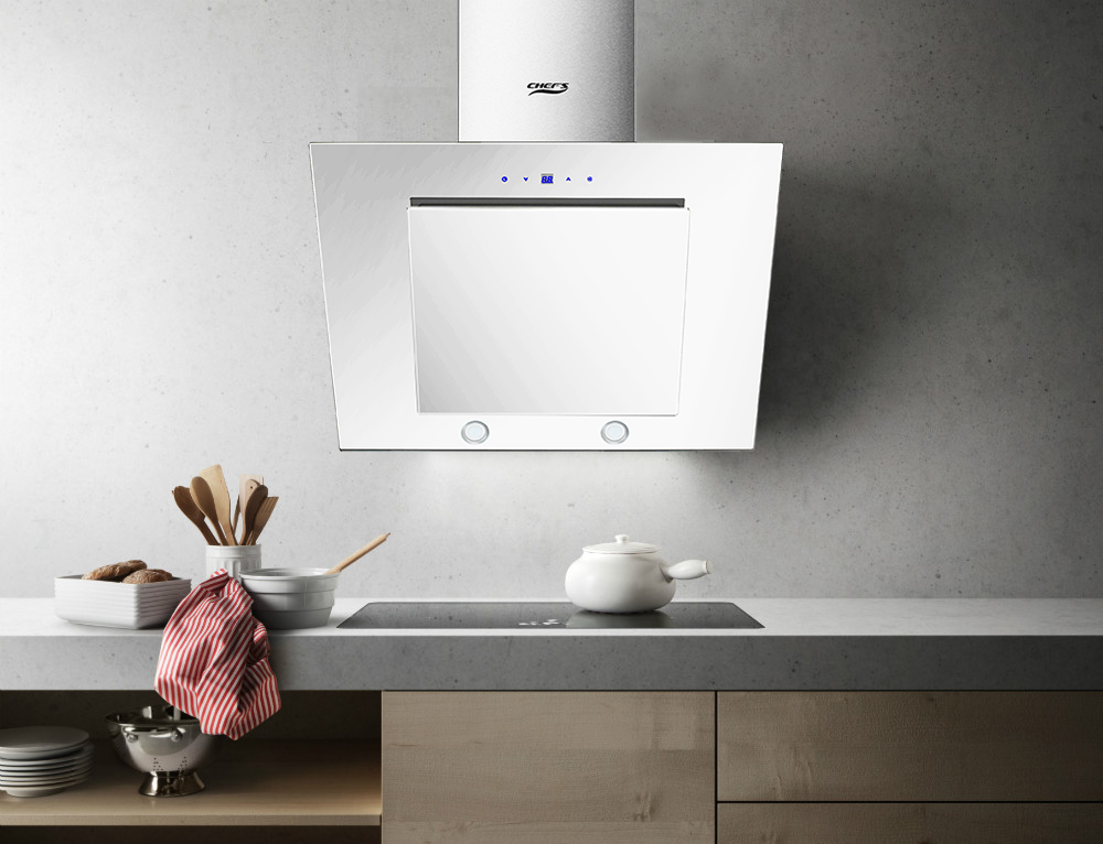 Máy hút khói, hút mùi kính vát Chefs EH-R705E7 | Home Best
