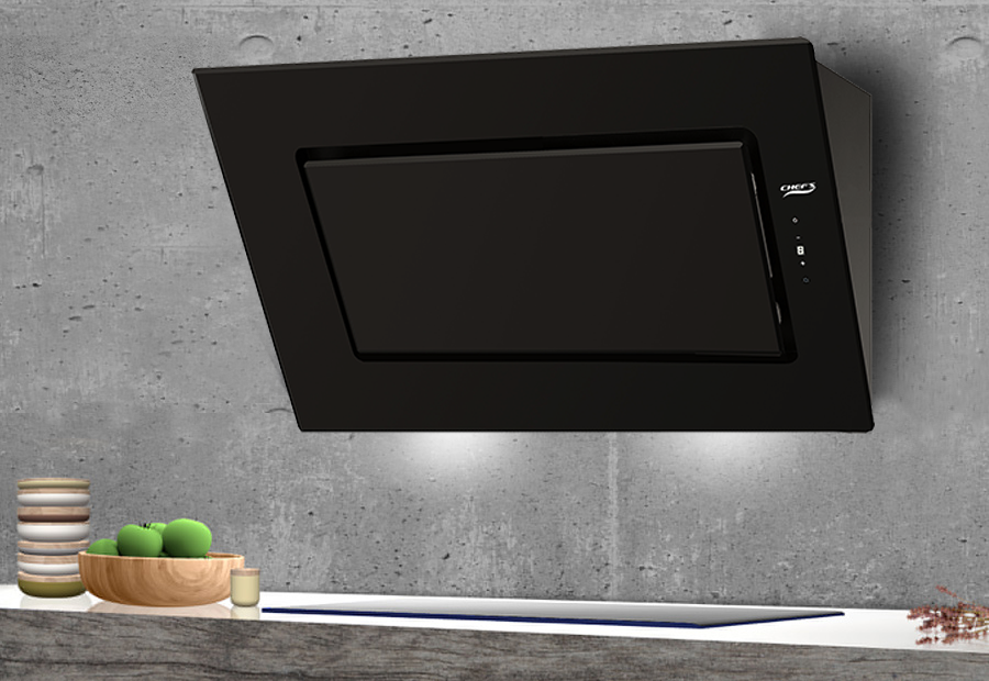 Máy hút khói, hút mùi kính vát Chefs EH-R705E9 | Home Best
