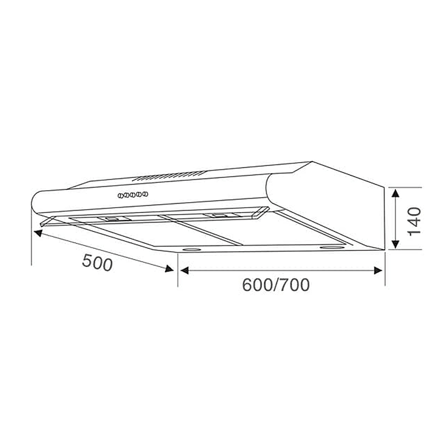 Máy hút khói, hút mùi cổ điển Binova BI-23-06