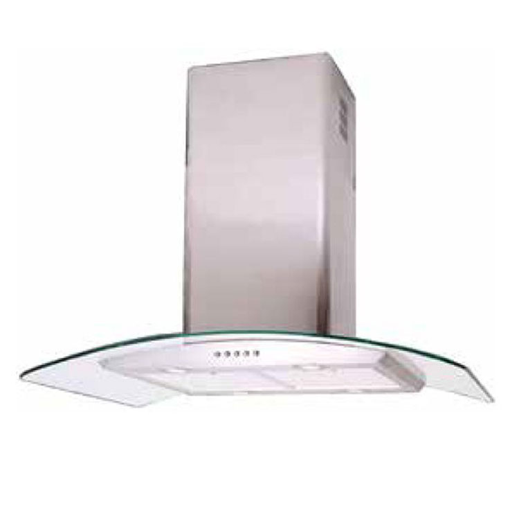 Máy hút khói, hút mùi kính cong KAFF KF-IS90GH