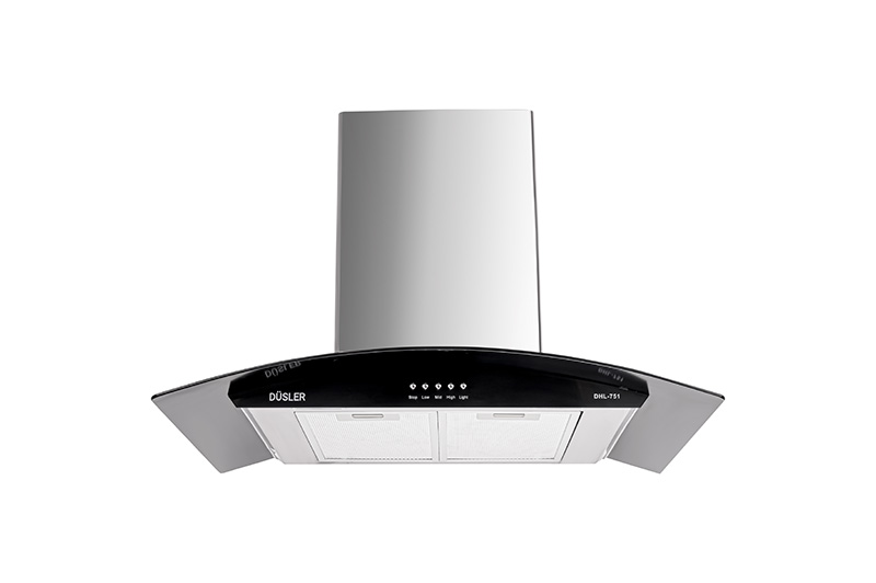 Máy hút khói, hút mùi kính cong Dusler DHL 751