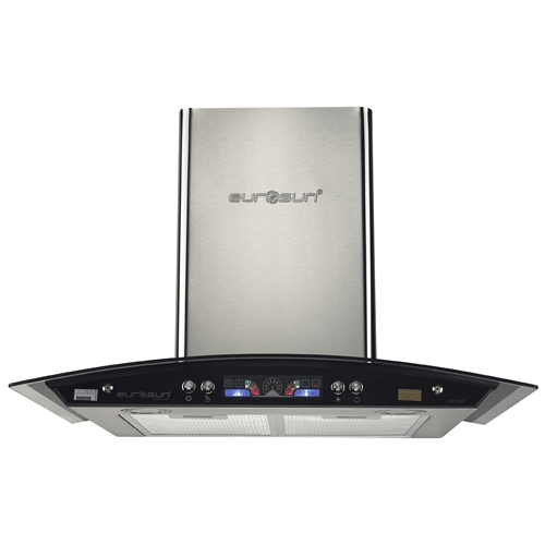 Máy hút khói, hút mùi kính cong Eurosun EH - 90K06