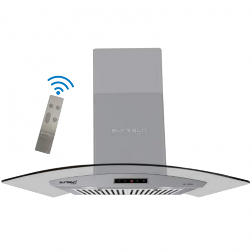 Máy hút khói, hút mùi kính cong Eurosun EH - 90K26S