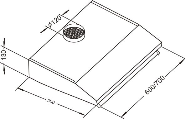 Máy hút khói, hút mùi cổ điển Faster FS 0870P
