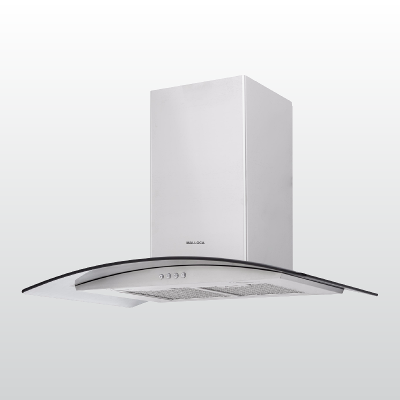 Máy hút khói, hút mùi kính cong Malloca MC 750E