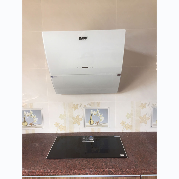 Máy hút khói, hút mùi vkính vát KAFF KF - LUX AT70H WH