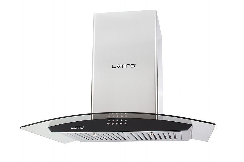 Máy hút khói, hút mùi kính cong Latino LT - 70F26