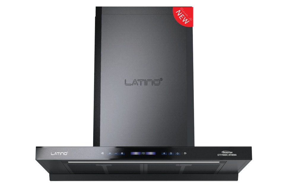 Máy hút khói, hút mùi kính ngang Latino LT-T700DC Athena (điều khiển cảm biến vẫy tay)