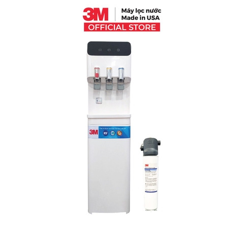 Máy Lọc Nước Nóng Lạnh Màu Trắng 3M VN3-3V (Sử Dụng 3M BREW 120-MS)