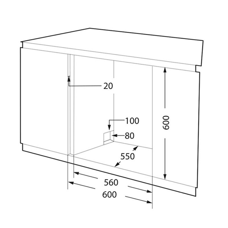 Máy rửa chén bát bán âm Eurosun SMS58EU09BT