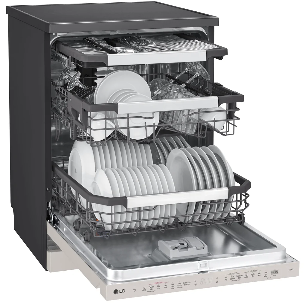 Máy rửa chén LG TrueSteam™ LDT14BGA3 màu Be