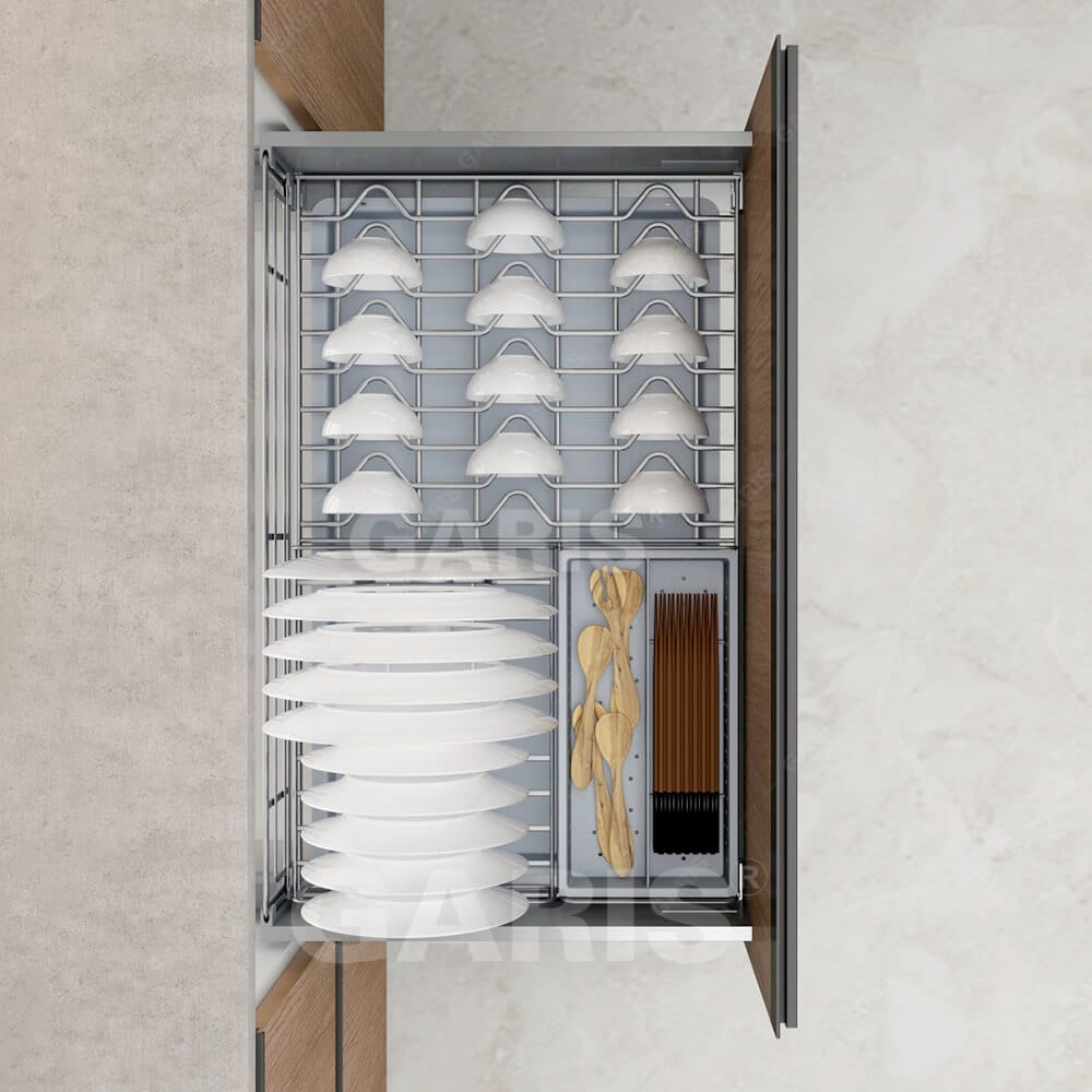 Gía bát đĩa, thìa đũa vách hộp Garis MD02V