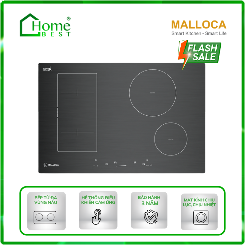 Bếp từ 4 vùng nấu Malloca MH-04I BM